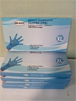 5 boxes 100 pc medical gloves size Xl(new)