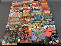 Approx. 35 Marvel comic books - Captain America,