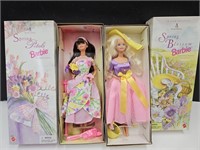 2- Spring Petals Barbie Dolls