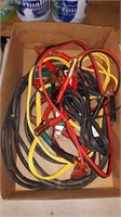 FLAT OF BOOSTER CABLES