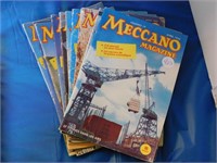 10 MECCANO MAGAZINES 1955 , 1956, 1957