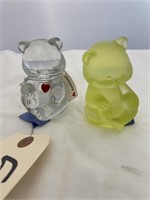 2-Fenton Glass Bears-1 is Vaseline
