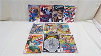 10 SUPERMAN COMICS 2,3,51,53,62,489