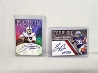 Josh Allen & Saquon Barkley Iconic Ink / PC Cards