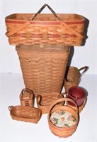 Approximately (12) Longaberger baskets in