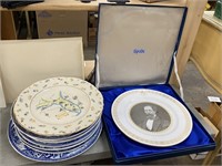 U.S. STATE PLATES & SPODE CHARLES DICKENS PLATE