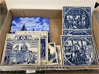 BLUE & WHITE DELFT TILES