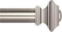 Ivilon Curtain Rod  1 1/8  120-240 Inch  Nickel