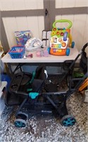 Baby trend Stroller, vtech learning walker,