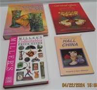 4 COLLECTIBLE BOOK LOT INC. HALL CHINA-CARNIVAL