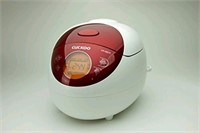 Cuckoo Electronics 3-Cup Electric Rice Cooker, Red