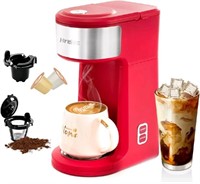 2-Way Single Serve Coffee Maker Brewer for Capsule