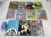 11 comics Trade Paperback DC, Marvel dont Batman,