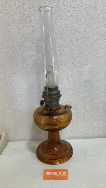 Beehive Dark Amber Aladdin Lamp