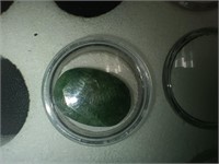 Cut & Faceted Brazilian Emerald, Oval cut, 29.8 ct