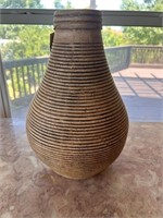 Vintage Persian Handmade Clay Vase