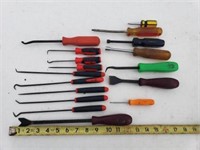 Assortment of hook and picks and more