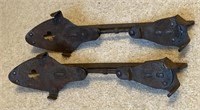 Pair of Clamp On Ice Skates, 12x3.5in