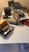 Vintage camera and radios