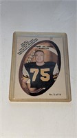 1970 OPC CFL Football Push Out #3