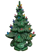 Vintage Ceramic Light Up Christmas Tree Atlantic