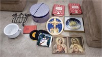 Hand Painted Plate, Picture, Cook Books, & More