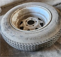 ST205/75D14 tire and rim