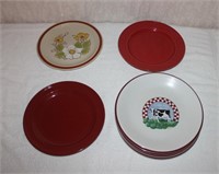 Lot of 7 Plates