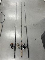 Trio Of Fishing Poles