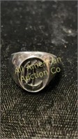 Artcarved Mexico signet ring, "C" initial size 9