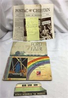 F13) FORD BOOK FROM 1934 & THE CENTURY OF PROGRESS