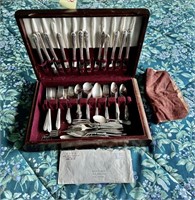 Nobility Silver Plate Flatware Set & Extra P