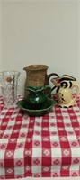 Pottery Pitcher Small Pitcher Wash Bowl Usa Japan