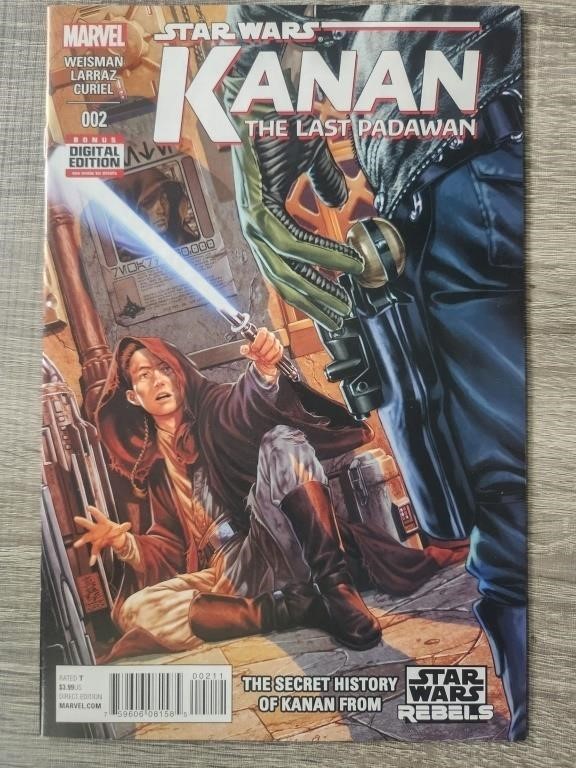 Star Wars Kanan #2 (2015) 2nd app KANAN