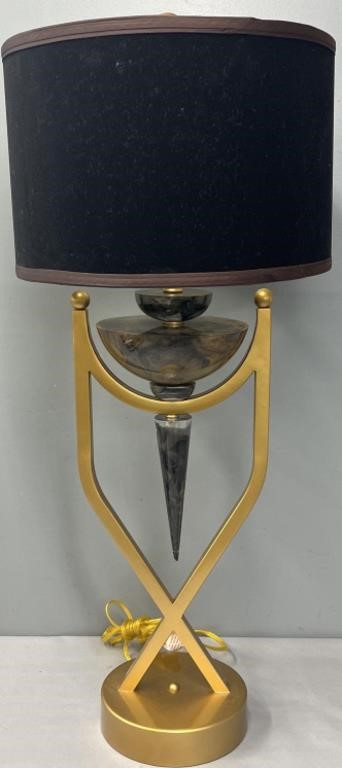 Mid-Century Modern MCM Resin Table Lamp