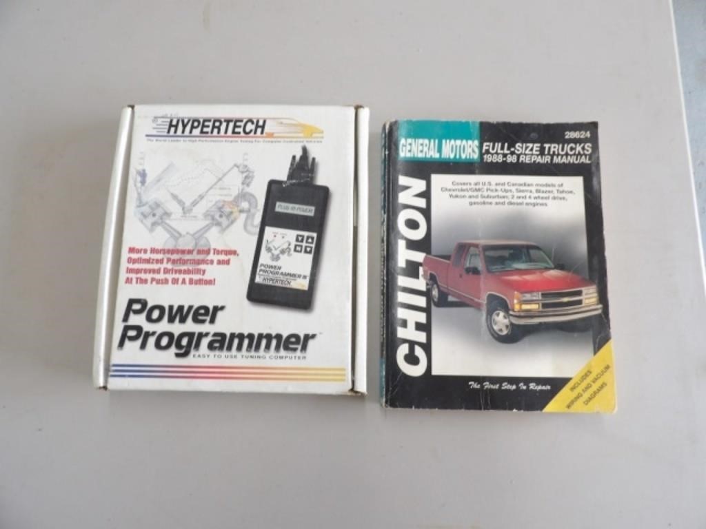 Hypertech Power Programmer & Chilton Manual