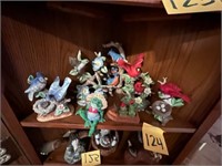 Bird & frog figurines