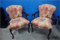 Pair of Beautiful Upholstered Chairs
