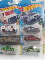 6 new HOTWHEELS DIECAST CARS/TRUCKS