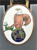 Enamel Watch FOB, CASE w/John Deere & IH Insignias