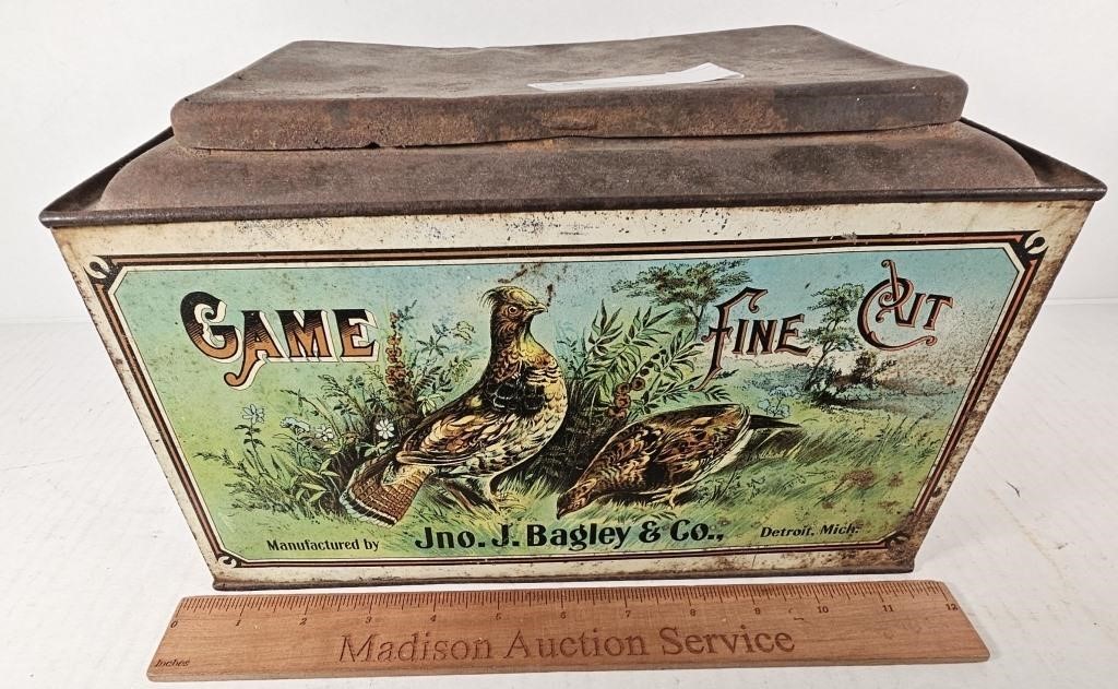 Game Fine Cut Tobacco Tin