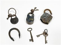 Vintage Locks with Keys