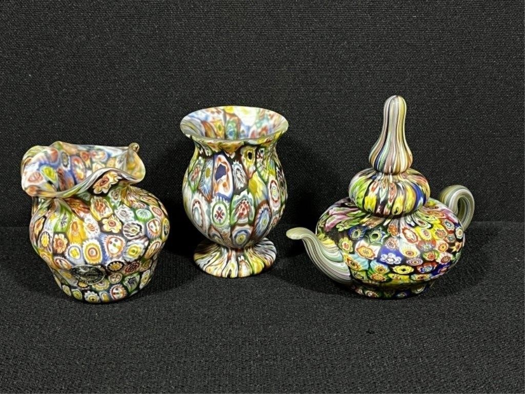 MURANO MILLEFIORI GLASS