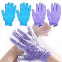 New exfoliating body gloves
