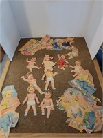 Vintage Baby /Toddler Paper Dolls