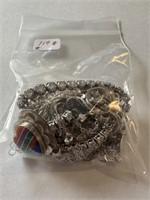 BAG OF MIXED SCRAP STERLING SILVER 64G