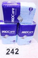 4 Packs of 50 Procare Underpads (New)