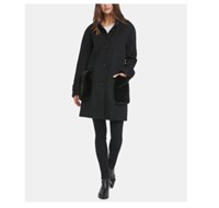 $400 Size XS DKNY Faux Fur Pocket Walker Coat