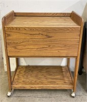 Utility Cart on Casters w/ Drop Leaf