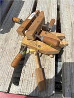 Vintage Wood Clamps (2) RW5